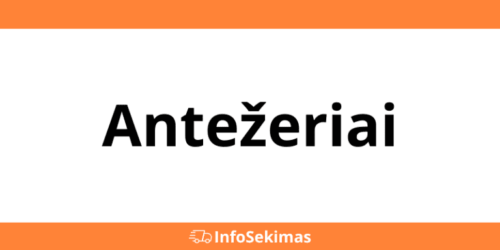 Omniva Antežeriai - Paštomatai