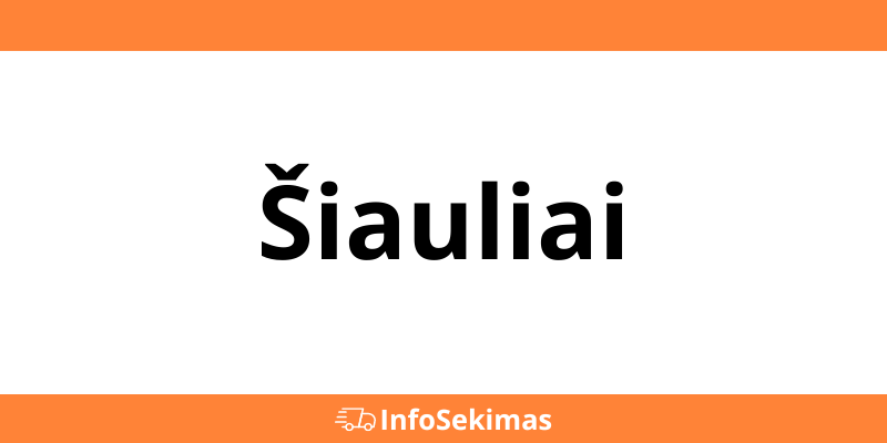 Omniva Šiauliai - Paštomatai