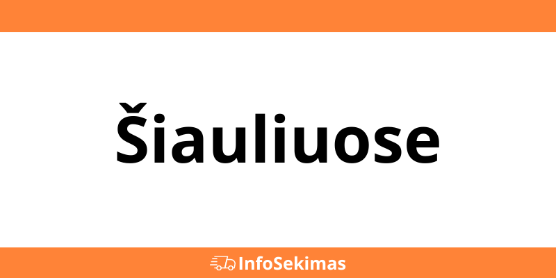 Omniva Šiauliuose - Paštomatai