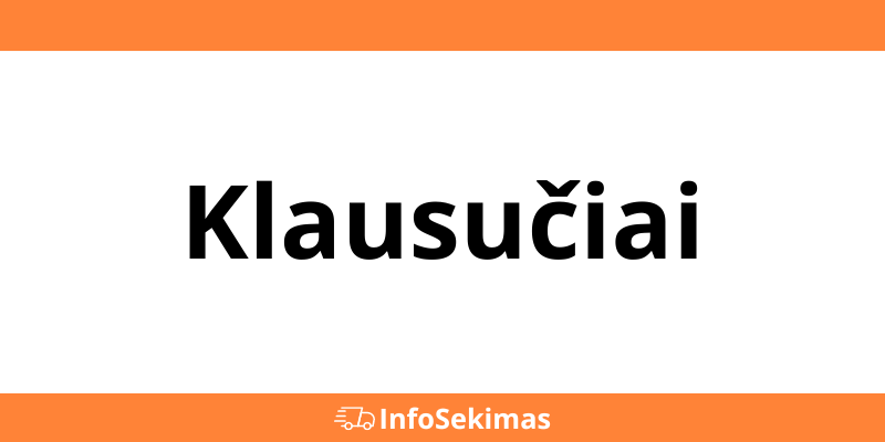 Omniva Klausučiai - Paštomatai